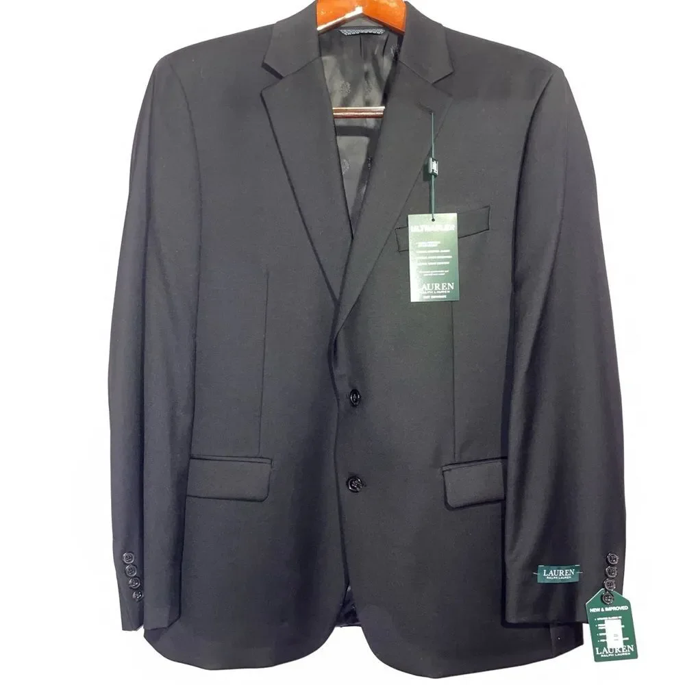 NEW Lauren Ralph Lauren Lattimore Single Breasted Sport Coat Men Size 42 Stretch